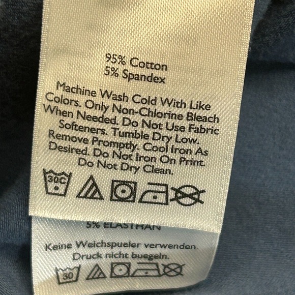 Eddie Bauer Travex 1/4 Zip Pullover Men's XL Active Fit Blue Mock Stretch Cotton - Picture 9 of 12